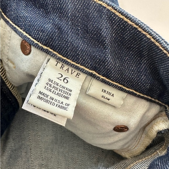 Revolve Trave Irina Slim High Rise Ankle Jeans Womens 26 - Picture 3 of 5